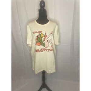 Tragic Girls You are Beautiful Tshirt Reverse Mermaid Size Large Inspirational